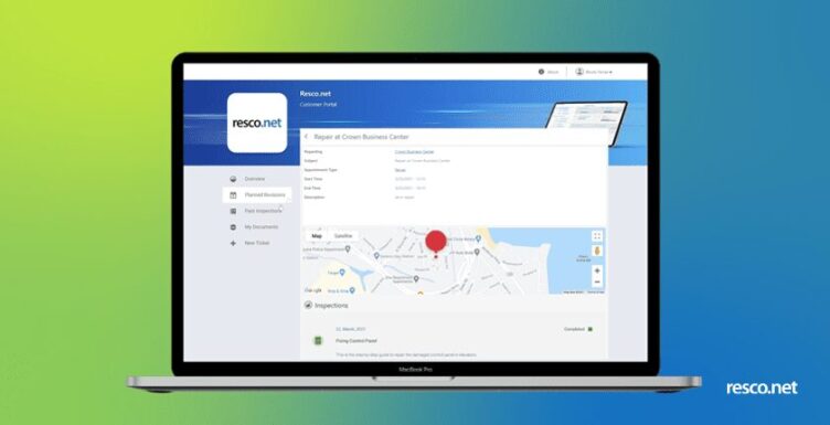 Client portal in resco spring update feature