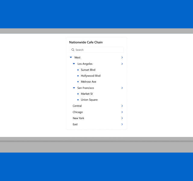 PCF Tree View library preview