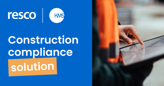 Helping UK construction SMEs stay compliant – with KMS and Resco Inspections+