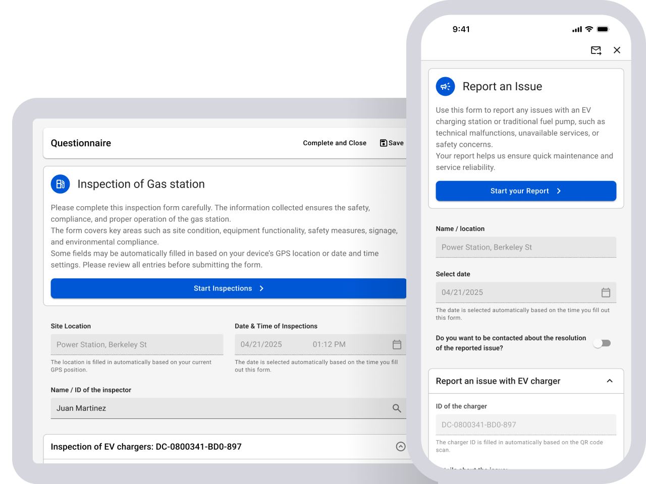 Collect data on the go