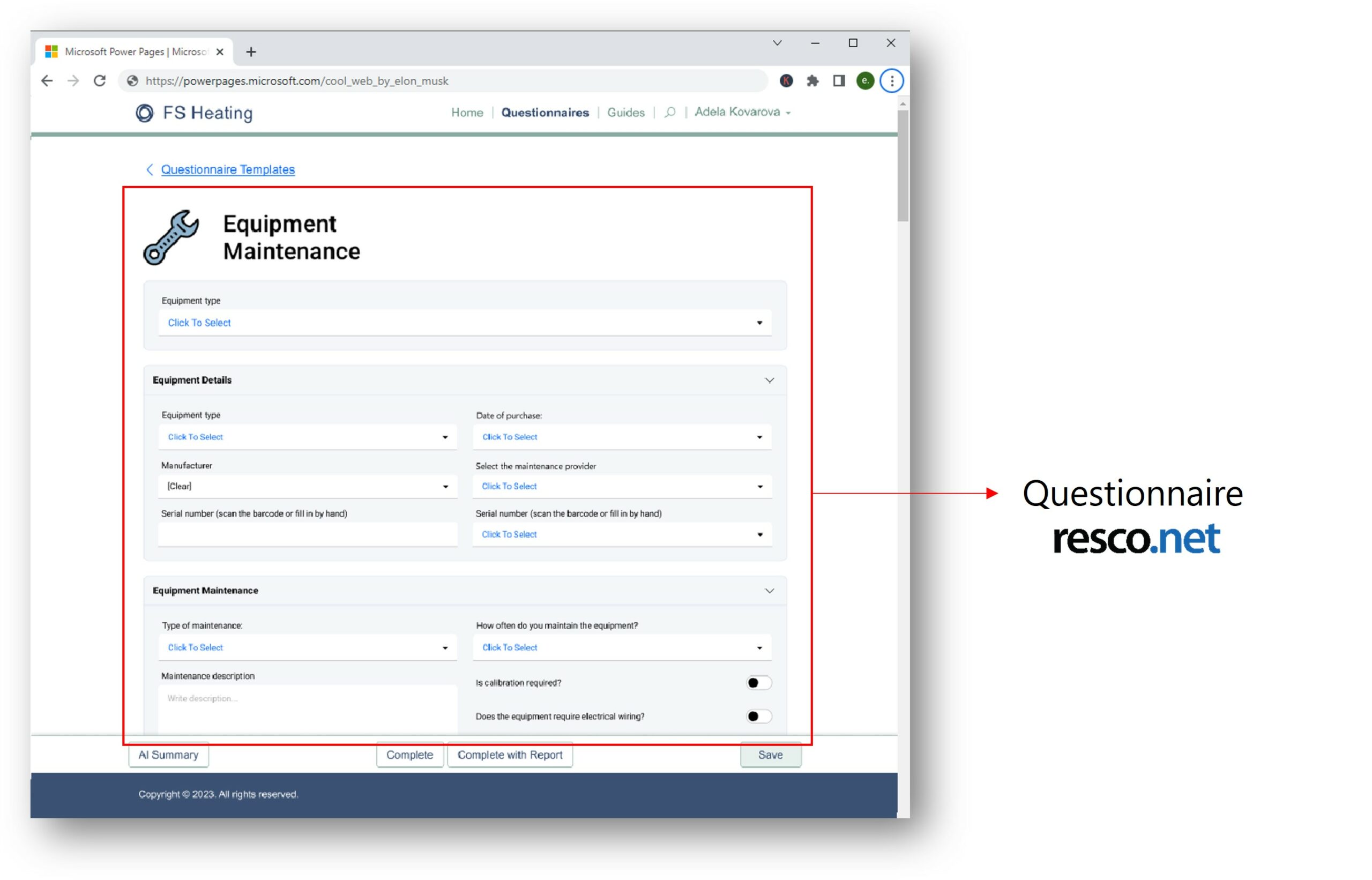questionnaire templates microsoft power platform scaled