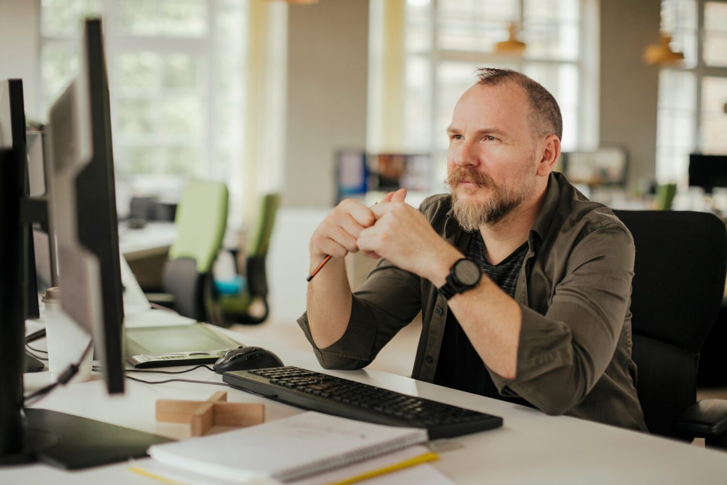 Developer working of software using PCF