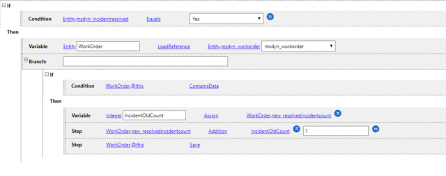 Resco Rules Engine printscreen rules in a field app