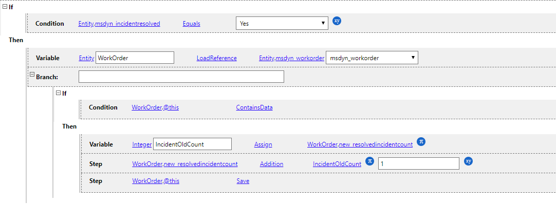 Resco Rules Engine printscreen rules in a field app