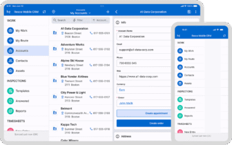 Responsive layouts - mobile and desktop interface
