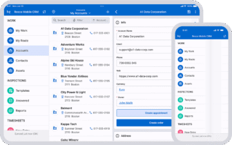Responsive layouts - mobile and desktop interface