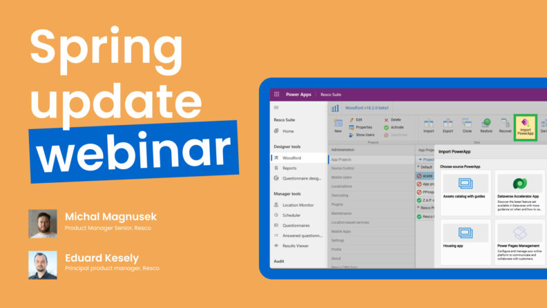 An invitation to Resco Spring update webinar
